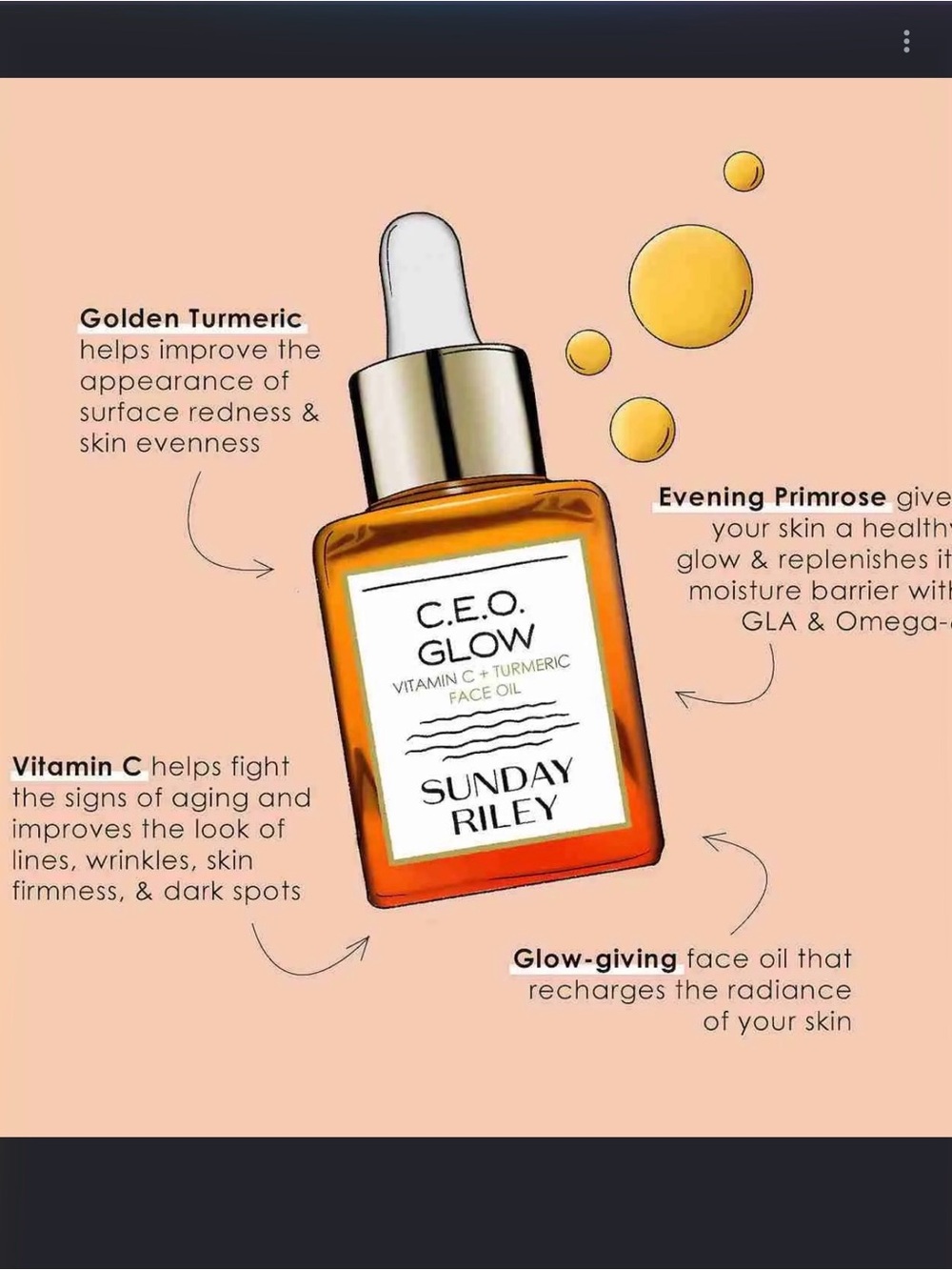 Sunday Riley CEO Glow Face Oil